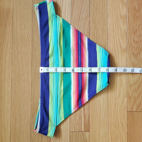 Aerie Colorful Striped Bikini Top and Bottoms - Picture 3 of 5